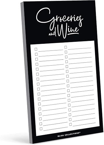 Bliss Collections Bloc de notas de lista de tareas haz cosas agenda magnética semanal y diaria para organizar y rastrear listas de comestibles citas