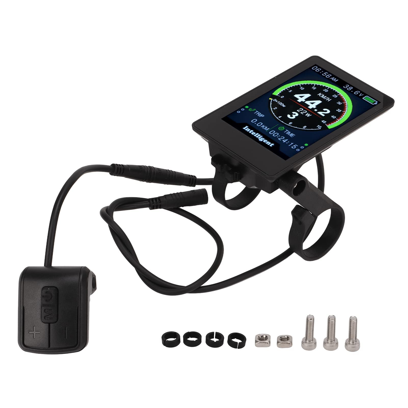 Medidor de Pantalla de Bicicleta Eléctrica, Medidor de Color de Bicicleta de Montaña a Prueba de Agua 860C Accesorios de Bicicleta de Vidrio Templado Scooter Eléctrico