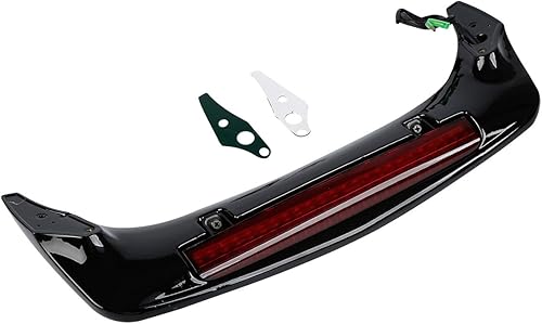 Miniatura 1 de XMT-Moto - Alerón para maletero con luz LED roja para Goldwing GL1800 2001-2017 (hecho de ABS resistente a los impactos)