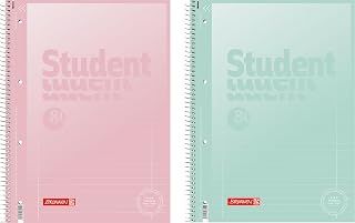 BRUNNEN College block Premium Student “Pastel” A4 pastel colors (random color)