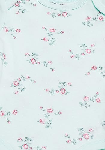 Miniatura 5 de Little Me Ropa para bebé niña, paquete de 3 mamelucos 100% algodón con cierres a presión, esenciales para bebés, recién nacidos hasta 9 meses