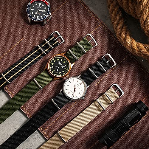Ritche Christmas Stocking Stuffers 4Pc 16Mm Nylon Strap Nylon Watch Band Replacement Watch Straps For Men Women #TOP1