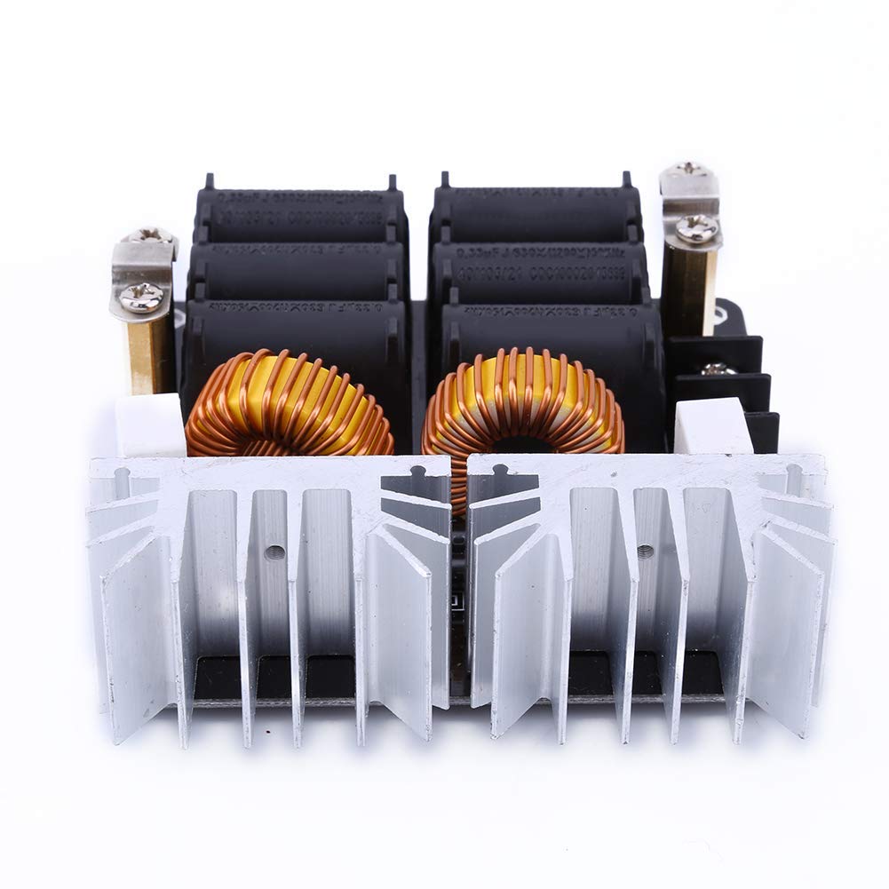 Module de Chauffage par Induction 1000w, Chauffage par Induction ZVS Chauffage à induction basse tension Ensemble de Bobines à Mini-canaux Module de contrôle d'alimentation en Laiton