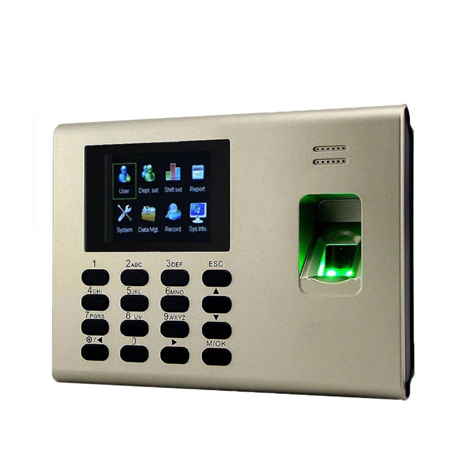 USB TCP/IP RFID Carte Reconnaissance d'empreintes digitales Temps de présence Machine Clcok enregistreur intégré système Batterie Pointage Efficace(K40-ID)