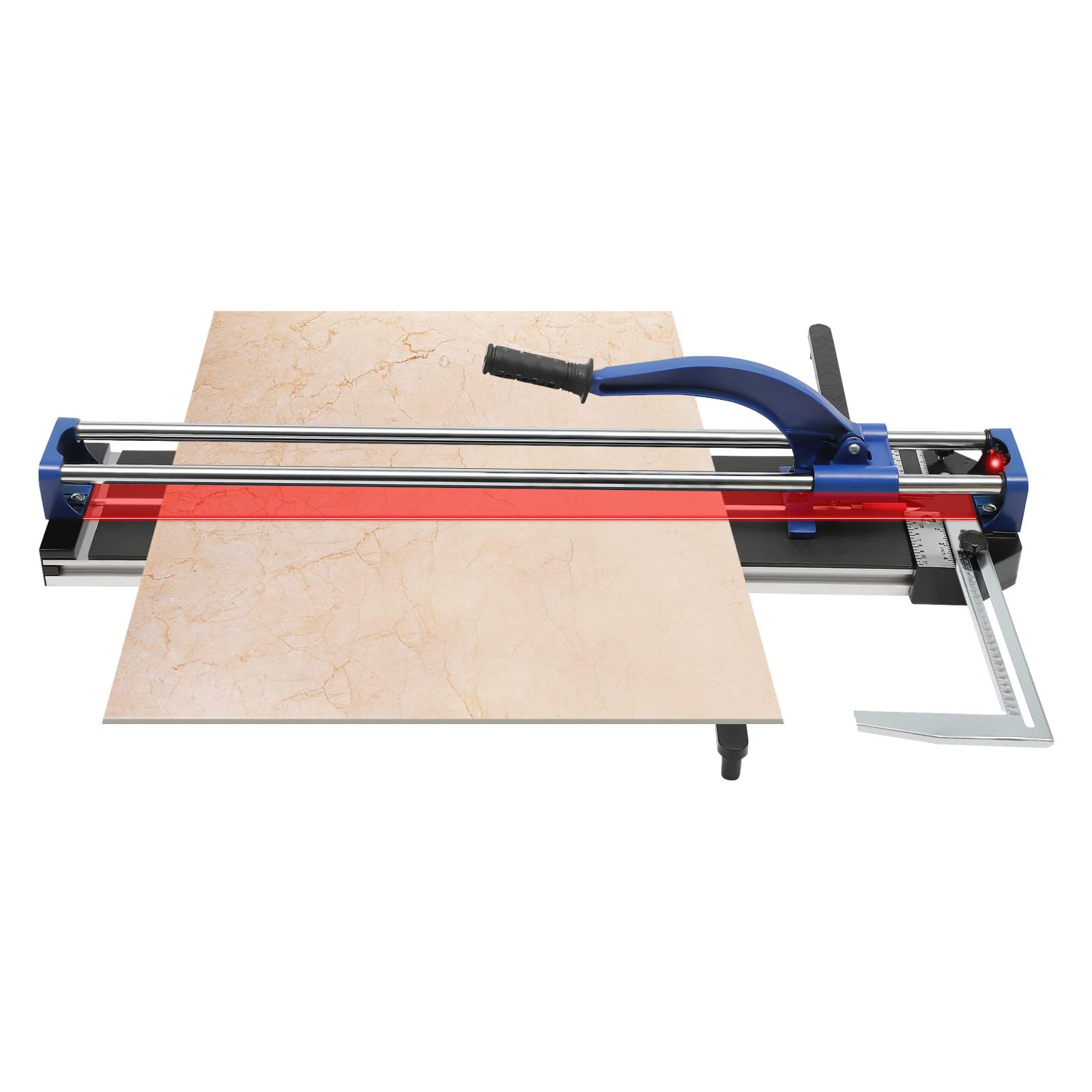 Máquina de corte manual de azulejos de 80 cm, doble riel y soportes manual con precisión de posicionamiento infrarrojo para corte de azulejos Preciser