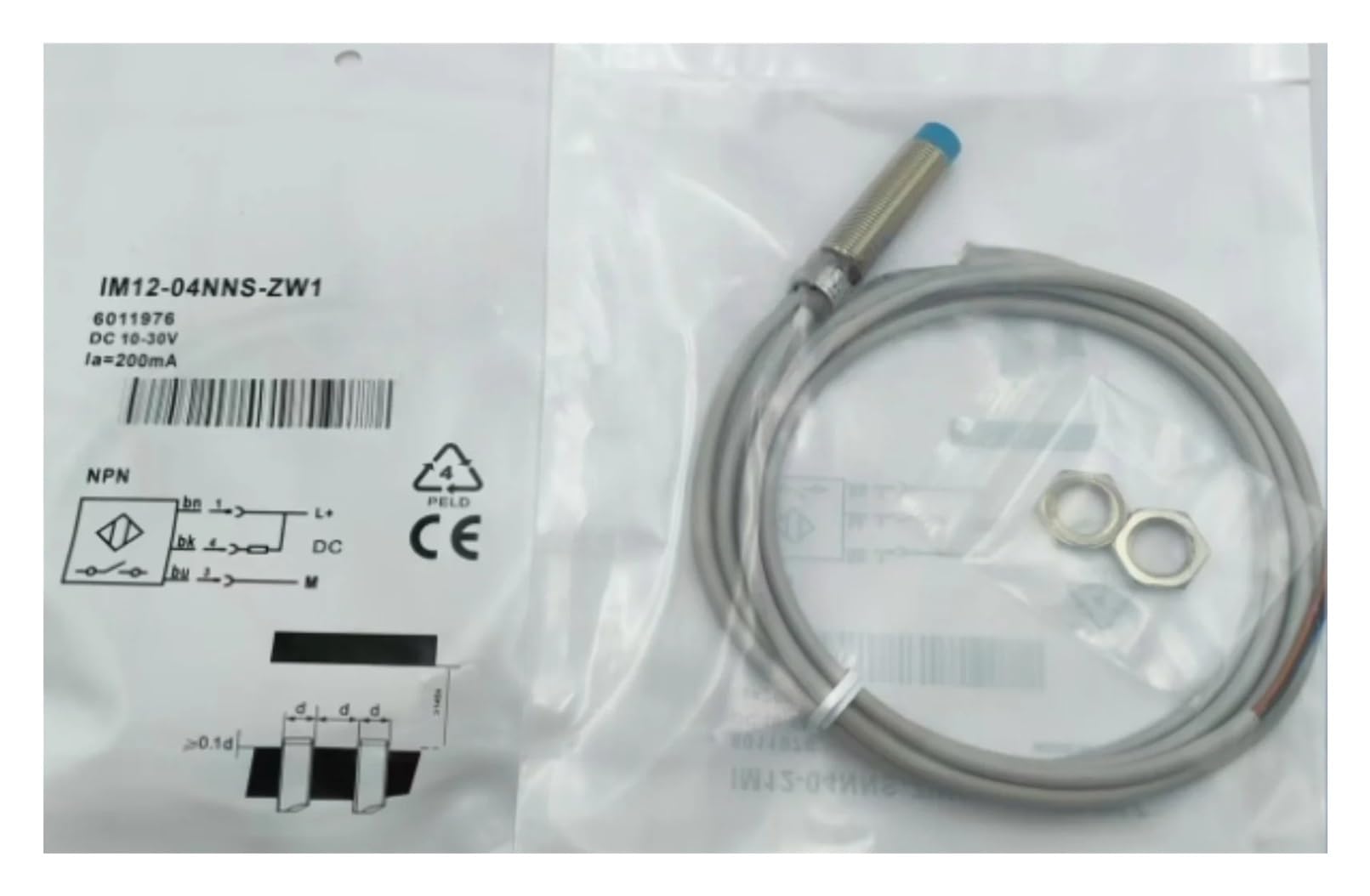 Capteur de proximité IM12-04NNS-ZW1 anti usure mecanique M12