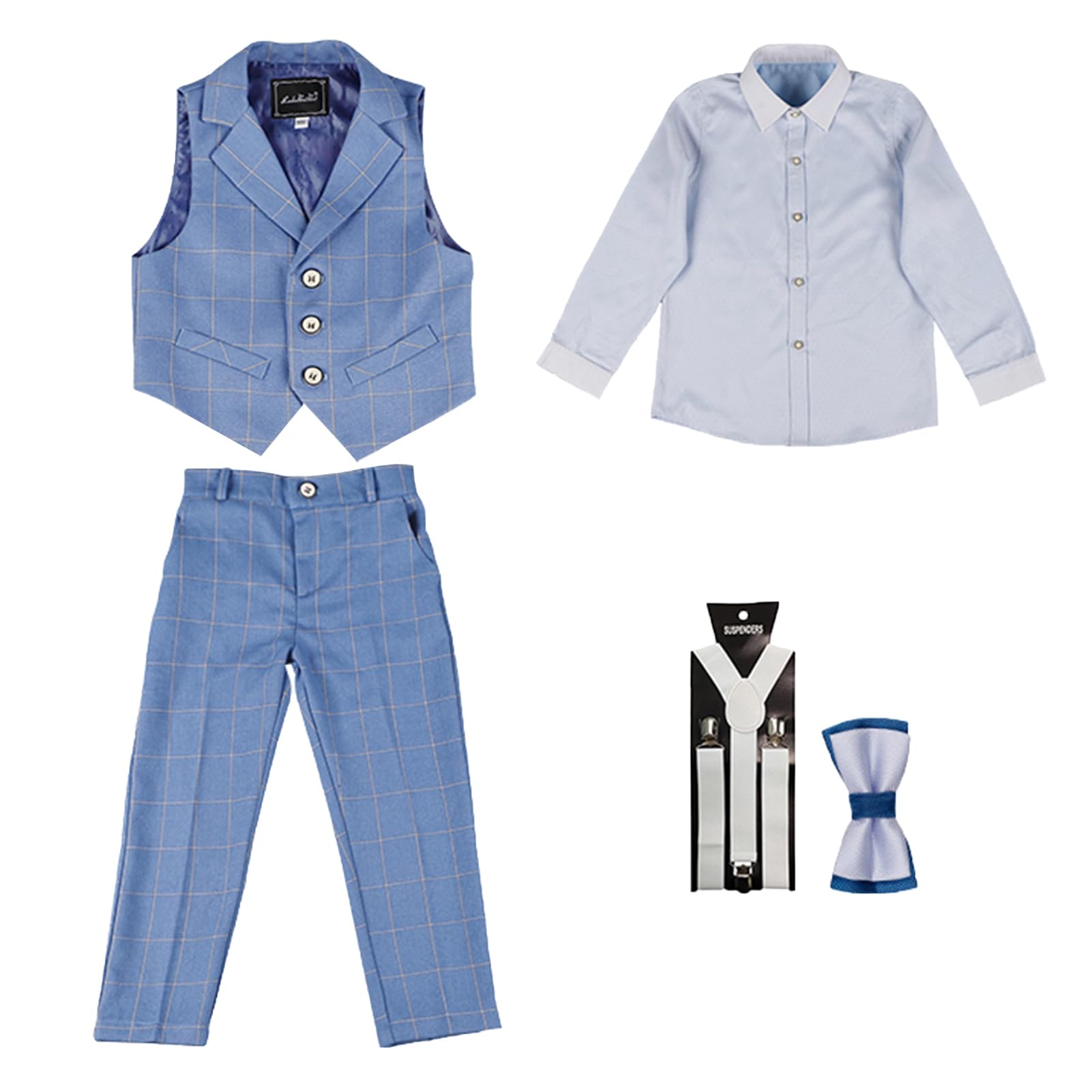 Bébé Garçon Gentleman Vêtements Ensemble, Enfant Baptême Tenue Fete Costume Ceremonie Ensemble de Formel Fête di Mariage