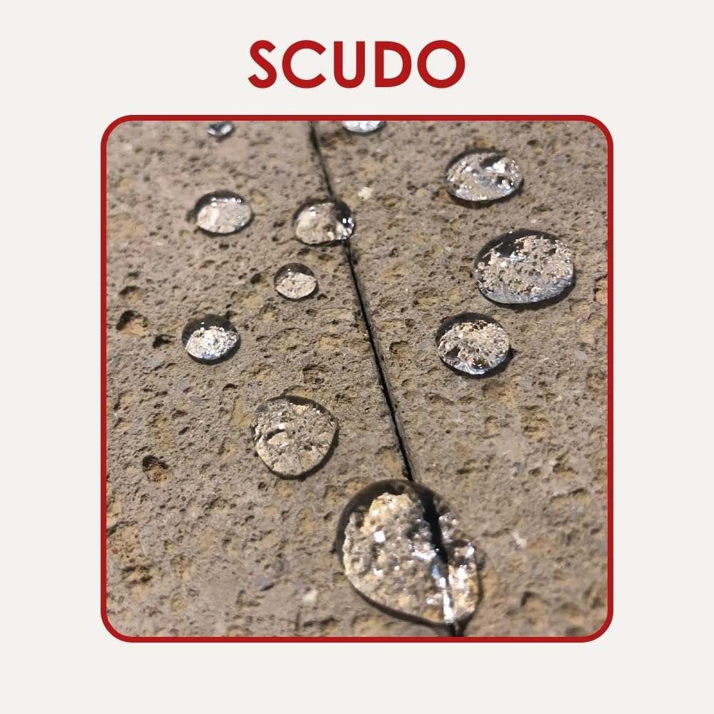 GEAL SCUDO. Idrorepellente Anti Infiltrazioni Base Acqua. Elimina Infiltrazioni per Terrazze, Pavimenti e Rivestimenti. 1 Litro rivestimenti. 1 Litro