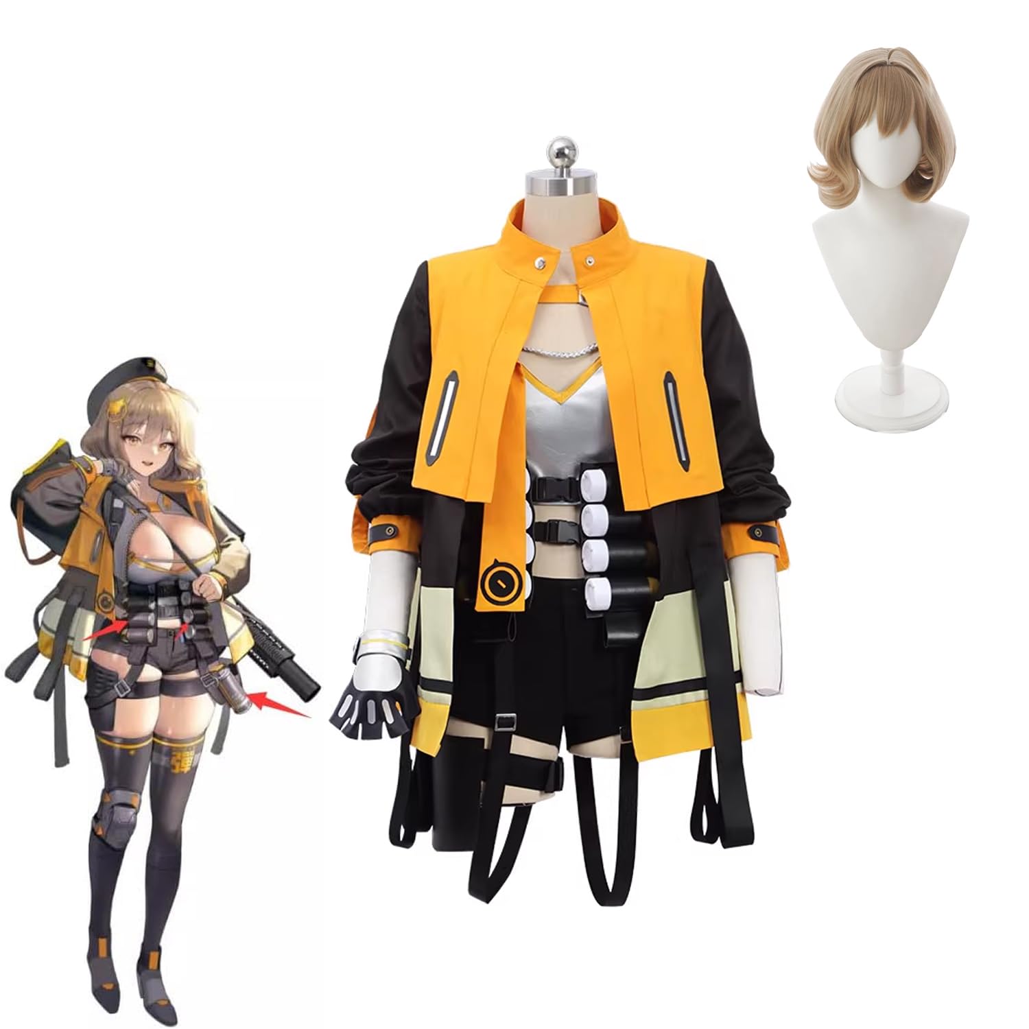 Amazon | 勝利の女神 NIKKE ニケ アニス コスプレ衣装 靴 ウイッグ