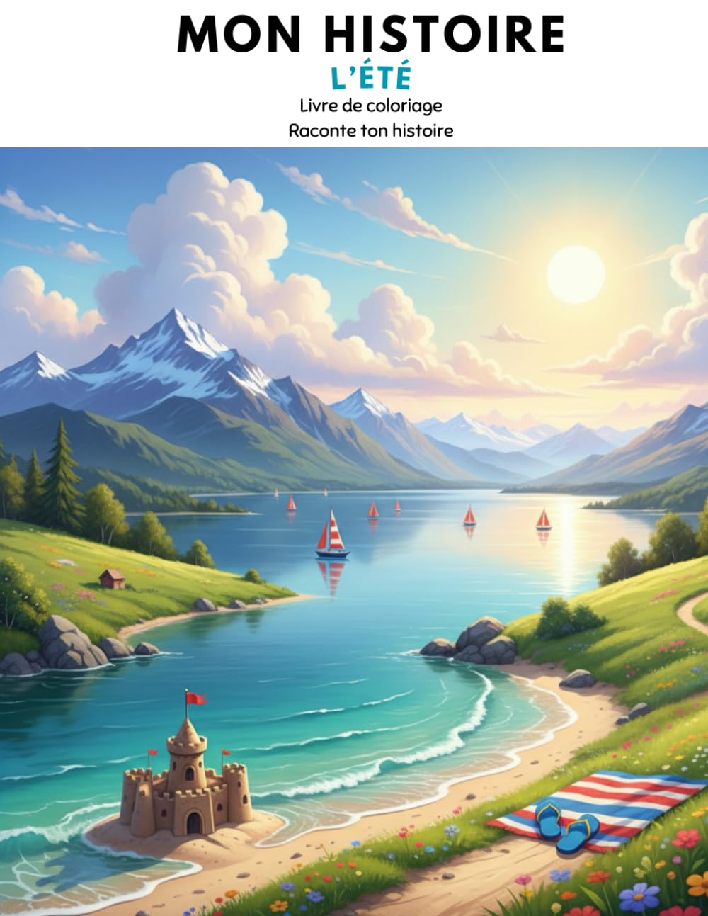 MON HISTOIRE : L'ÉTÉ: Livre de coloriage Raconte ton histoire