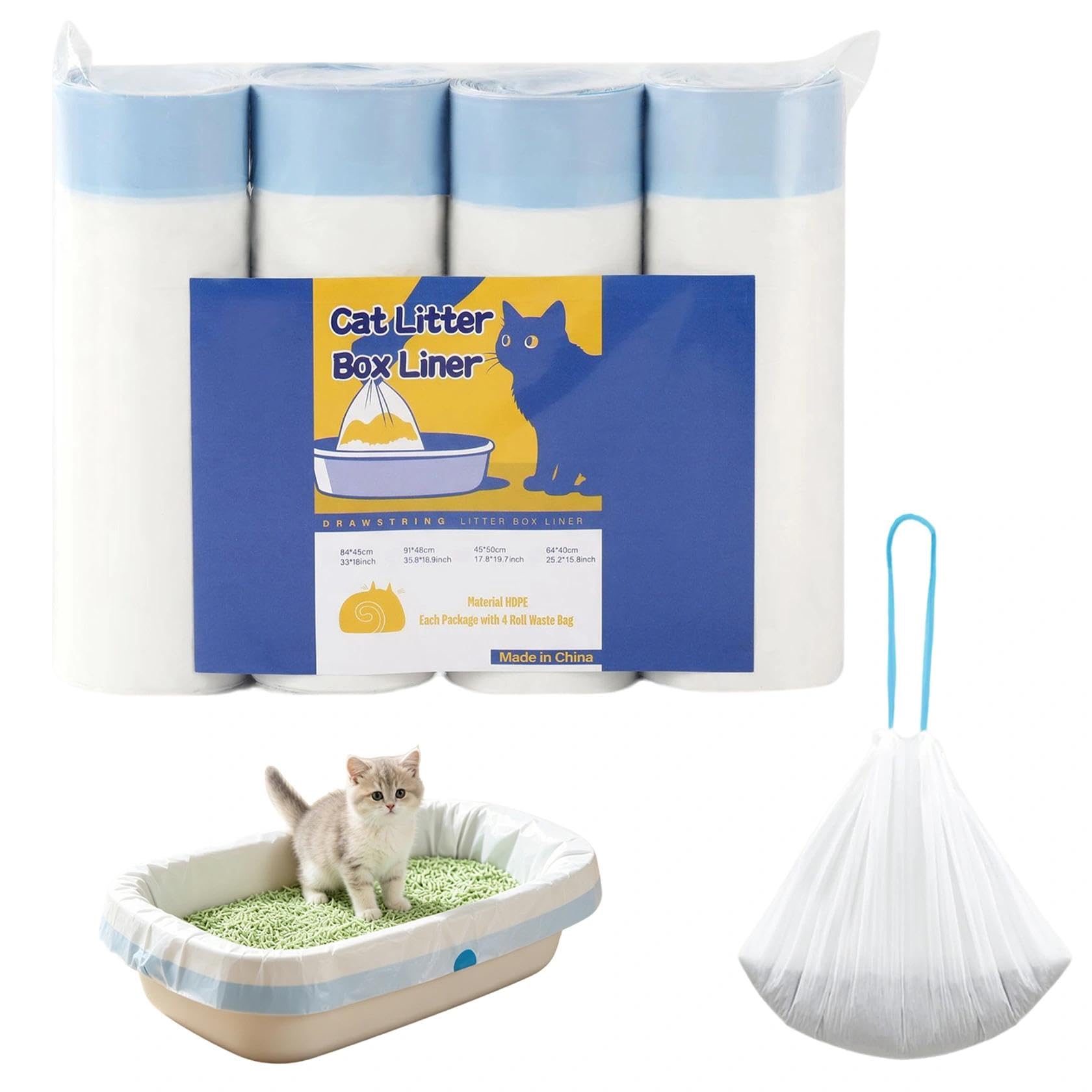 Katzentoiletteneinlagen, Jumbo-Katzentoiletteneinlagen, XL, 91,4 x 48,3 cm, 40 Stück