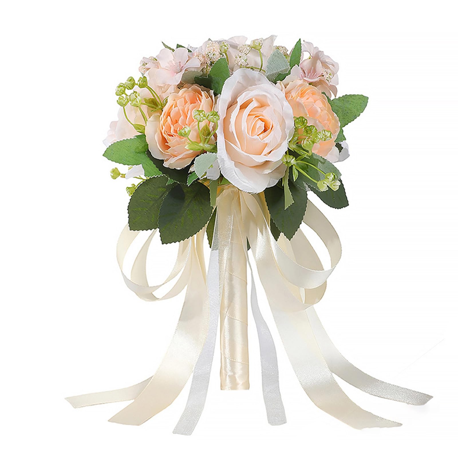 HDOYTXXM Silk Flower Bride Bouquet Wedding Arrangement for Bride Wedding Ceremony Engagement Event Photography Silk Arrangement