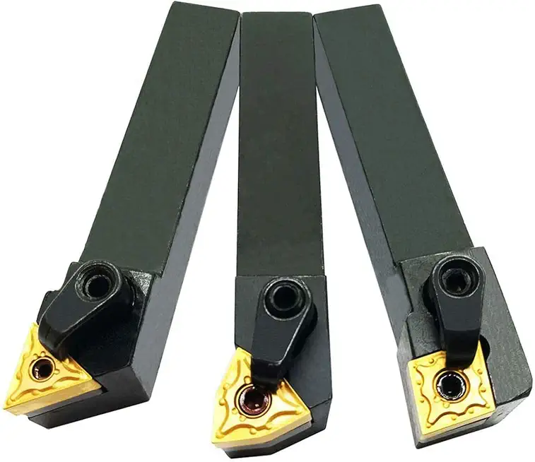 3PCS 5/8" Left Cutting CNC Lathe Carbide Excircle Indexable Turning Tool Holder Bit Set MTJNL1616H16 + MWLNL1616H08 + MCLNL1616H12 with 3pcs wnmg431,
