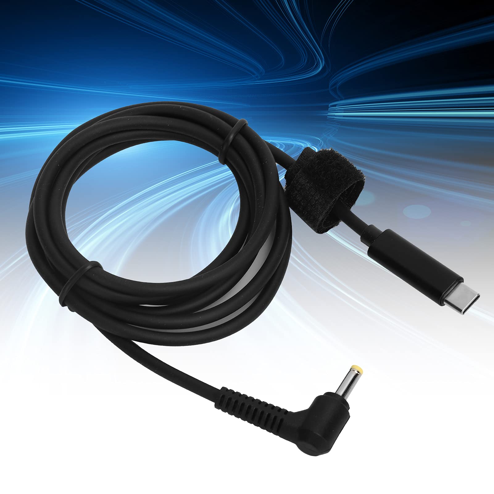 Cavo Di Ricarica Laptop USB-C A 4.5x3.0 Mm - Adattatore PD A CC, 1.5 M, Fino A 65W, Per Alimentatore - 3