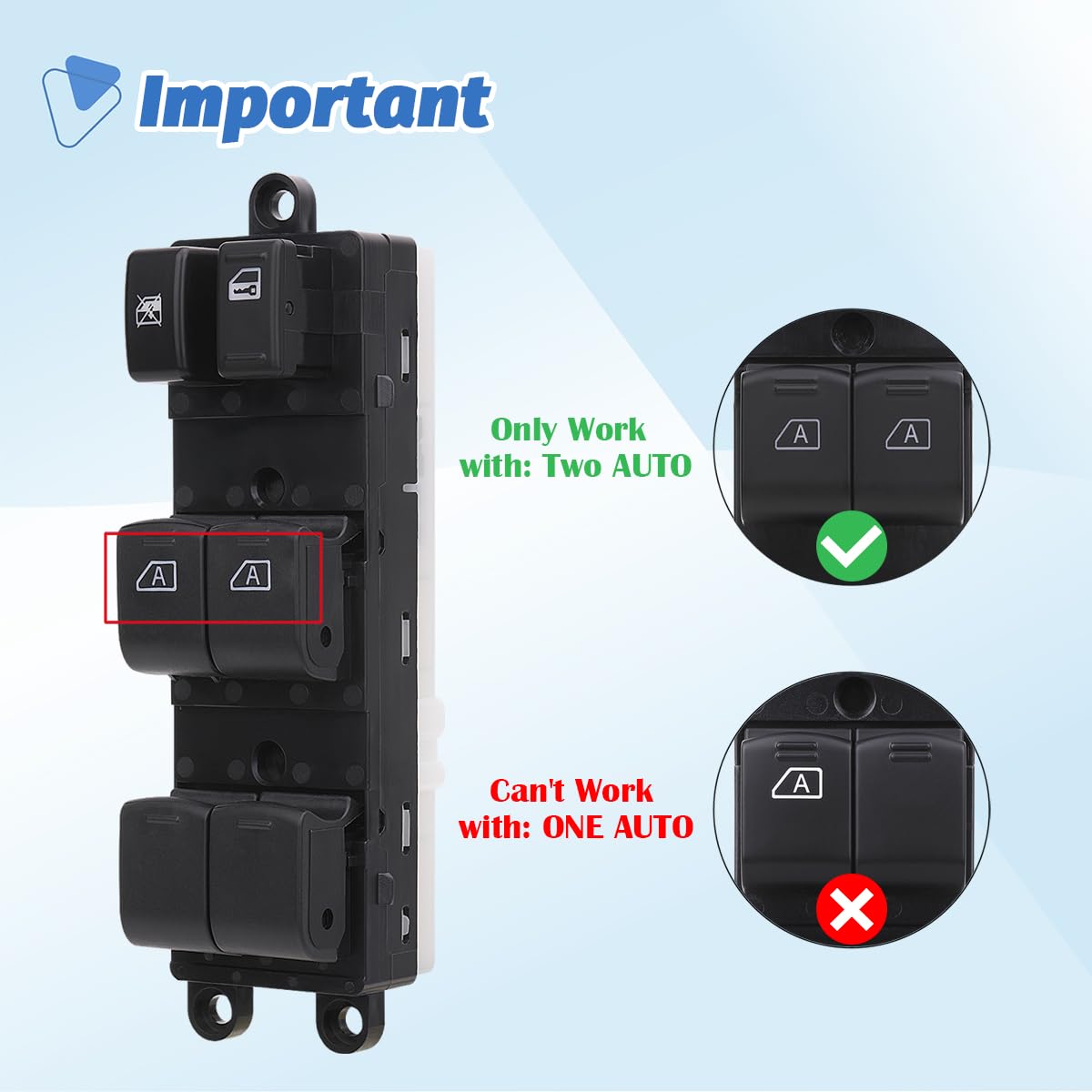 Master Control Button Snapklik.com : AiYiGu Power Main Window Switch Door Master Control ...