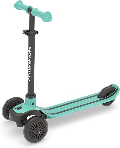 Miniatura 1 de Chillafish Scotti - Patinete de 3 ruedas con cubierta antideslizante de doble punta y freno integrado, manillar de altura ajustable, cómodos