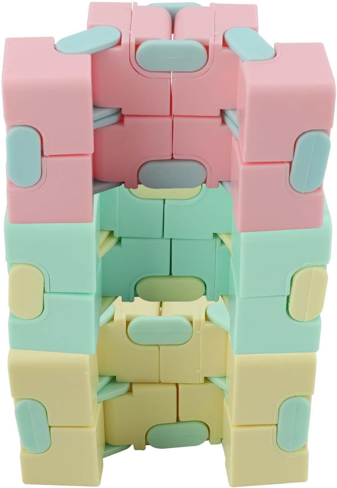 – Keenso Infinity Cube, Plastic Fidget Puzzle Toy, Decompression Flip Cube for Adults and Kids, Perfect for Office or Home Use, 40mm Size