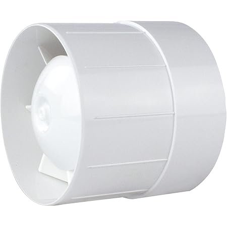 Kanal Rohrventilator 120mm - Leiser Abluftlüfter Für Bad & Küche