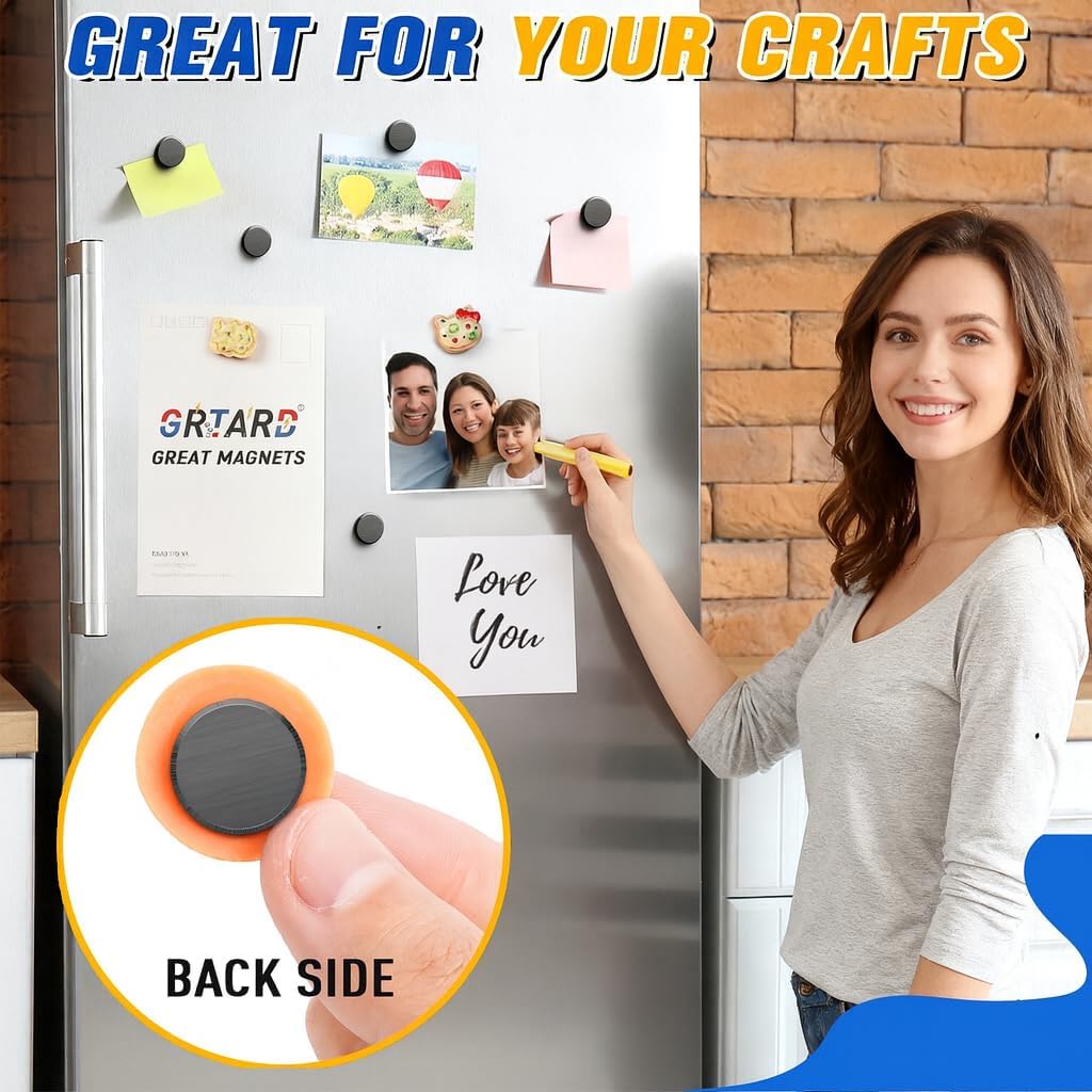 Grtard 50Pack Small Round Ceramic Magnets, 25x3mm Disc Magnets — Amazon image 2