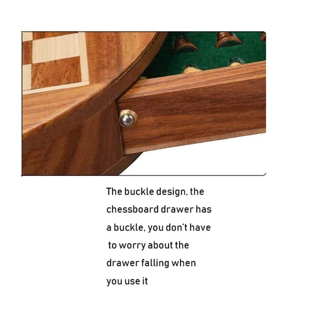Set in Legno, con Set di cassetti Deluxe Strategy, da Viaggio, aggiornato, for Principianti, Bambini Adulti(7.3inch)