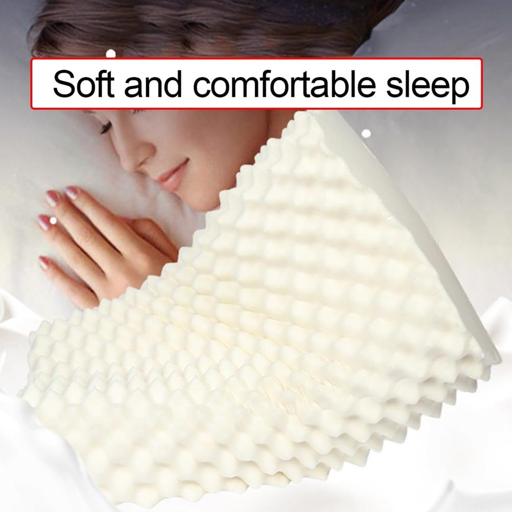 Cuscino in lattice – Supporto solido per design ergonomico e antistress per chi dorme sul fianco, sulla schiena e sullo stomaco