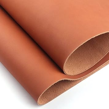 12" Width Natural Italian Genuine Leather Purse Strap Bag Sheet,Leather Calf Scrap Pieces Hide Page Cowhide Leather Cutoff Craft 12x8inchs