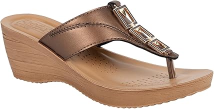 BELLA by Labella Women's Fashion Platform Slip-On Sandal – Comfortable, Lightweight, Slip-Resistant, Breathable – Ideal for Casual and Office Wear