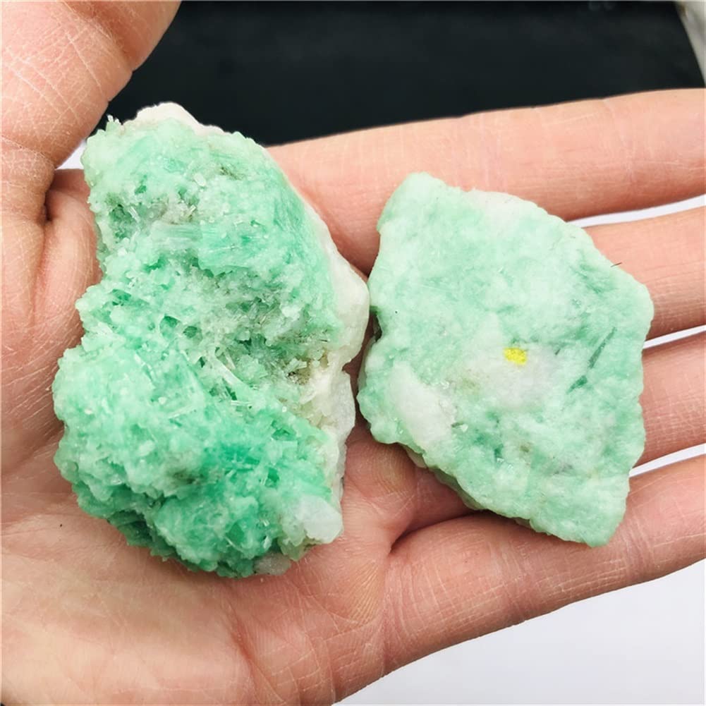 Lleno de Textura Cristal 100g Piedra Natural Jadeíta Cristal Crudo espécimen decoración del hogar colección de Piedra investigación científica enseñanza