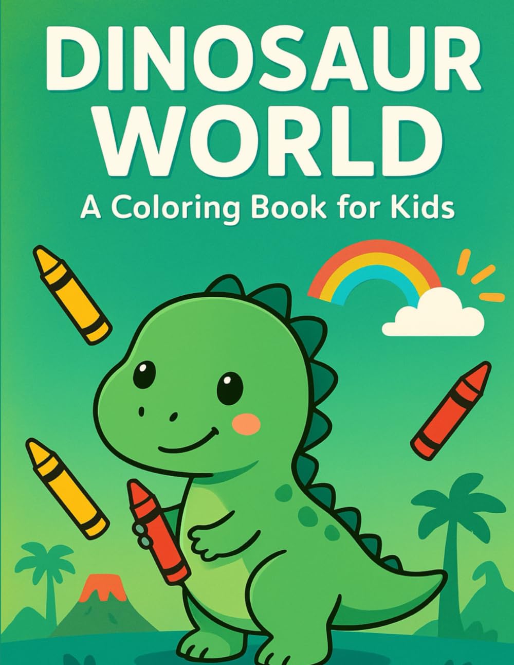 Dinosaur World Adventure - A Coloring Book for Kids