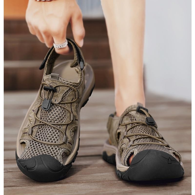 Men's Sandals Classic Outdoor Lightweight Walking Sneakers Hiking Men's Sandals4