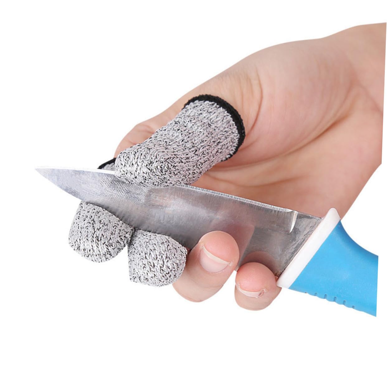 NULYLU Practical Cut Protection Glove Set 4 Pairs Knitting Protectors Reusable Protection for Sculpture and Craft Work