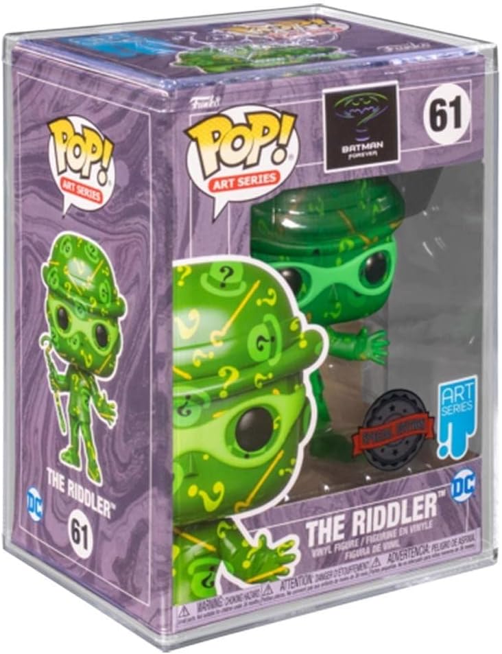 Funko POP! DC's Batman Forever The Riddler Art Series with Protector