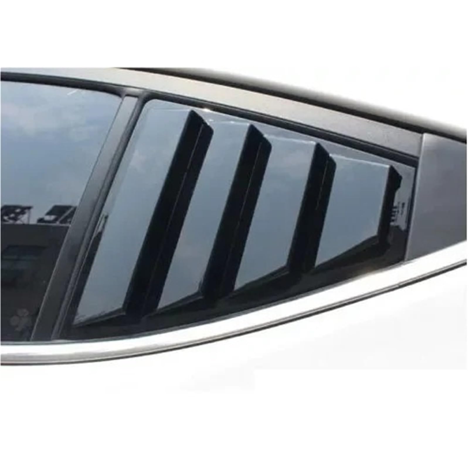 Pasuje do Hyundai Elantra 2017-2019 pokrywa okienna tylnego okna żaluzje okienne boczne nawiewnik kratka żaluzje na tylną szybę boczną(Carbon Fiber Look)