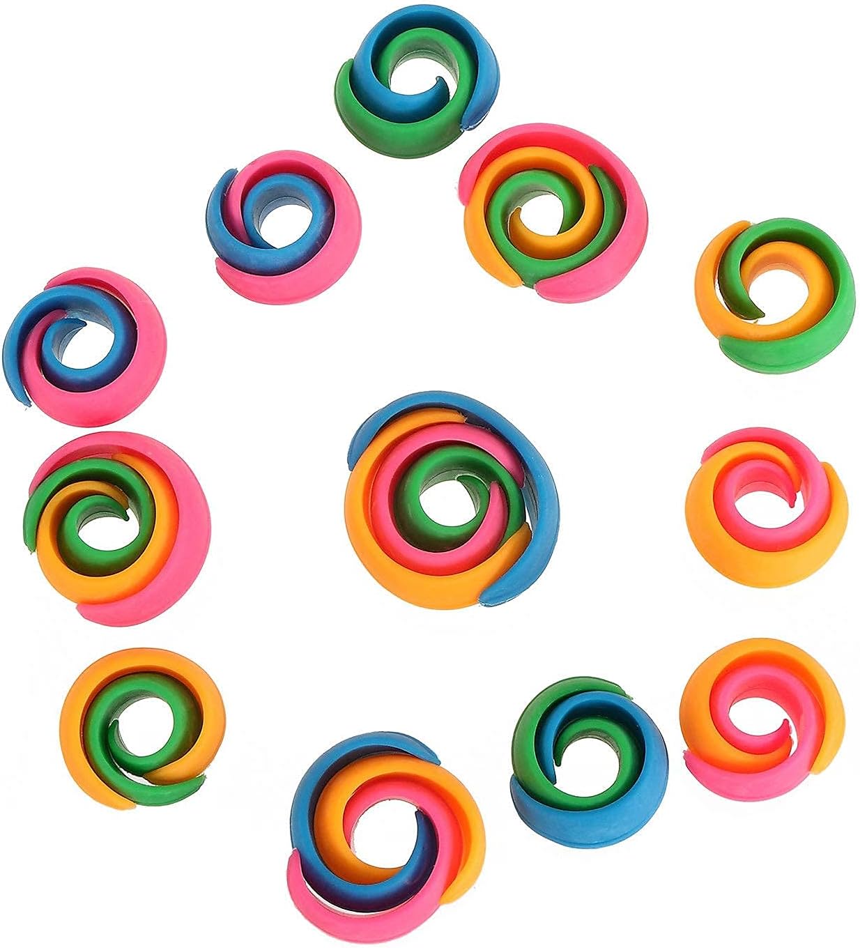 WUWEOT 100 Pack Thread Spool Savers, Spool Huggers Thread Holder Organizer for Sewing Machine and Embroidery Machine, Prevent Thread Tails from Unwinding, No Loose Ends or Thread Tails