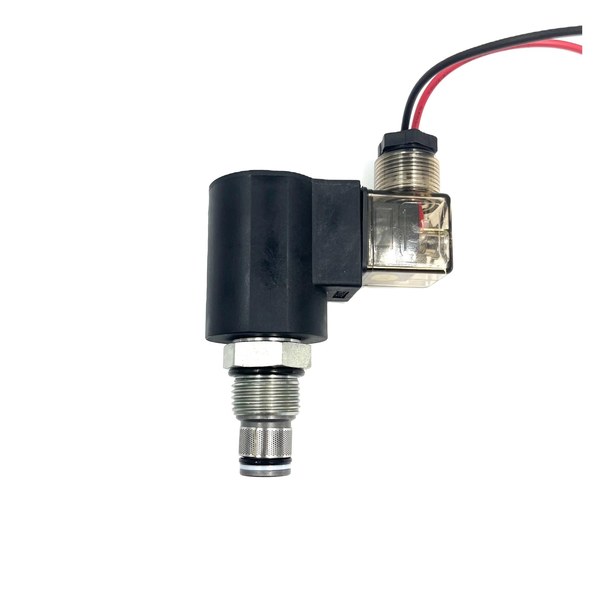 Hydraulic Cartridge Valve Solenoid Valve SV10-20 2-Position 2-Way Poppet Type Normally Closed Restrictive Reverse Flow with Coil
