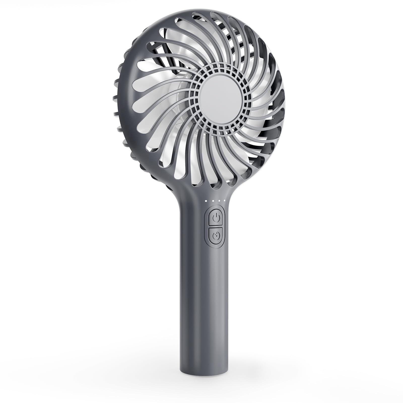 HonHey Handheld Fan Portable, Mini USB Rechargeable Fan with 4 Speed Settings,Long Runtime (3-10 Hours), Makeup Eyelash Tool for Women & Girls, Kids, Office, Home, Travel, Outdoor Use
