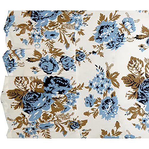 VHC-Brands-Annie-Blue-Floral-King-Pillow-Case-w-8-Ruffle-Set-of-2-Vintage-Farmhouse VHC Brands Annie Blue Floral King Pillow Case w 8 Ruffle Set of 2 Vintage Farmhouse