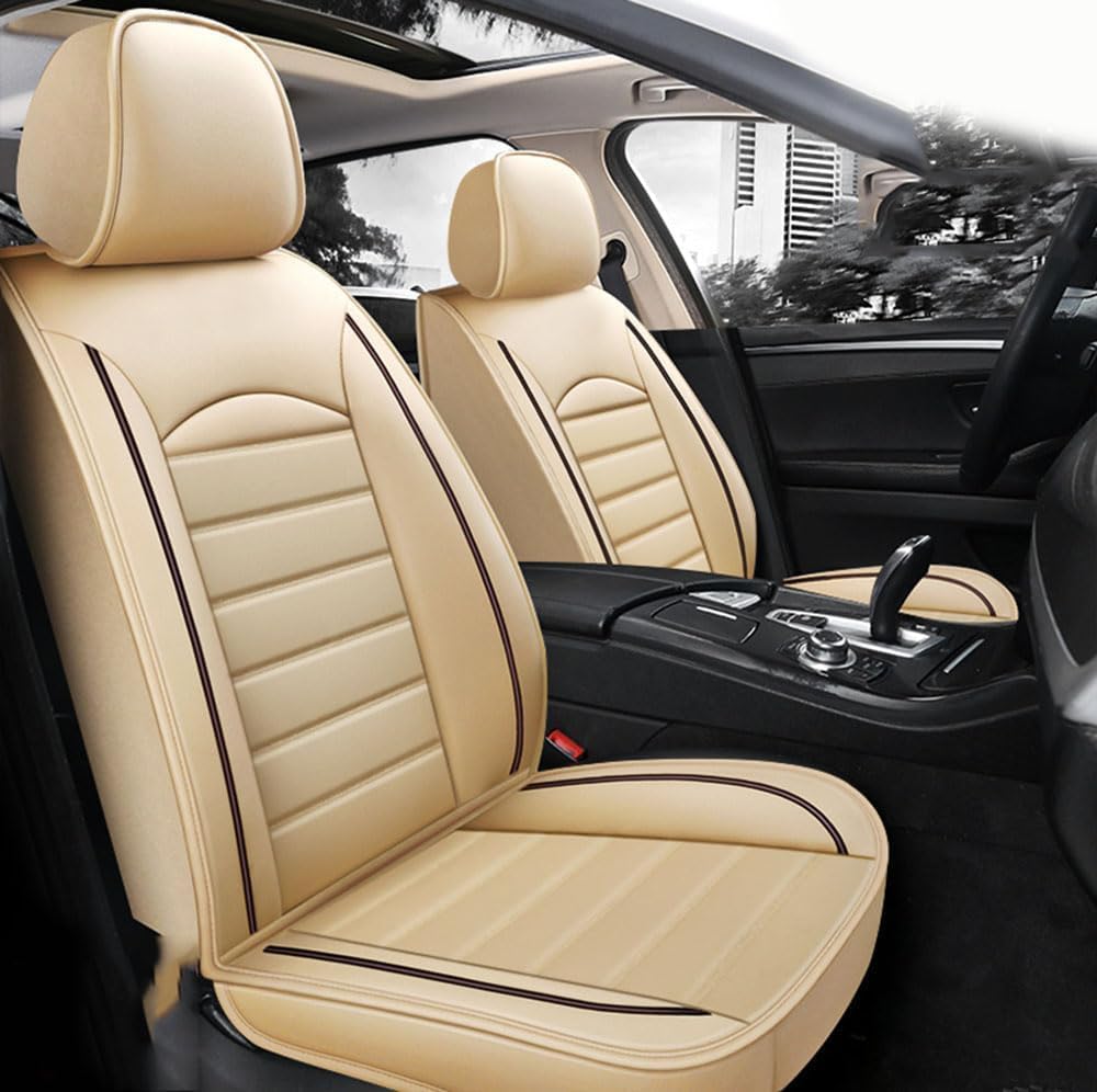 Auto Sitzbezüge Sets für Mazda 6 Cx5 3 Cx3 Cx7 Cx30 2000-2020 2021 2022 2023 2024 2025, Leder Sitzschoner Vorne und Hinten Full Set Sitzbezug Sitzkissen Wasserdicht Zubehör