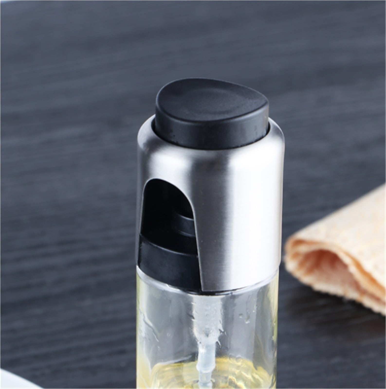 Ölsprüher Für Speiseöl 2 Stücke Glas Olivenöl Spray Flasche Geeignet For Grill Salat Braten Öl Grillen Küche