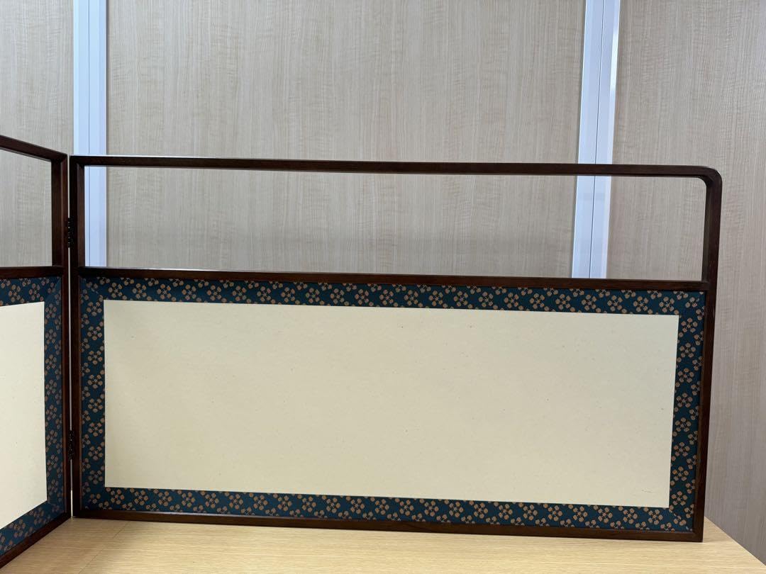 風炉先屏風  アジロ  茶道具  独楽繋　杉網代　衝立　裏千家　アンティーク Amazon.co.jp: 風炉先屏風 アジロ 茶道具 独楽繋 杉網代 衝立 裏