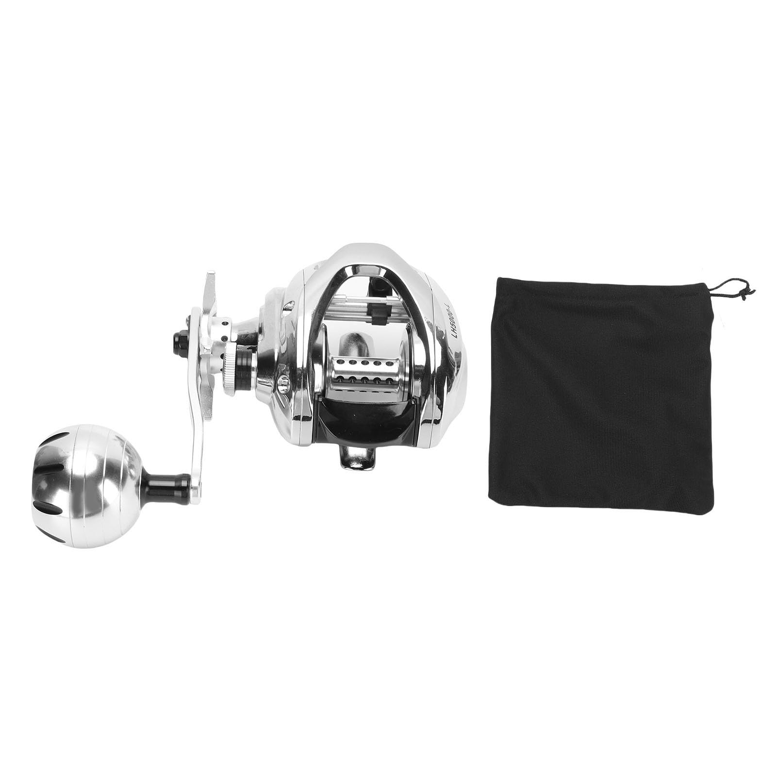 Yosoo Health Gear Mulinello da Traina Mulinello da Baitcasting in Lega di Alluminio Rapporto di Trasmissione 7.2:1 10 Kg Max Drag Frenatura Magnetica Cuscinetti in Acciaio Inossidabile per Pescatori