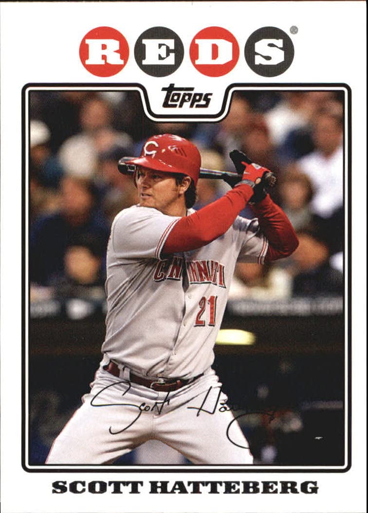 Amazon.com: 2008 Topps Baseball #316 Scott Hatteberg Cincinnati