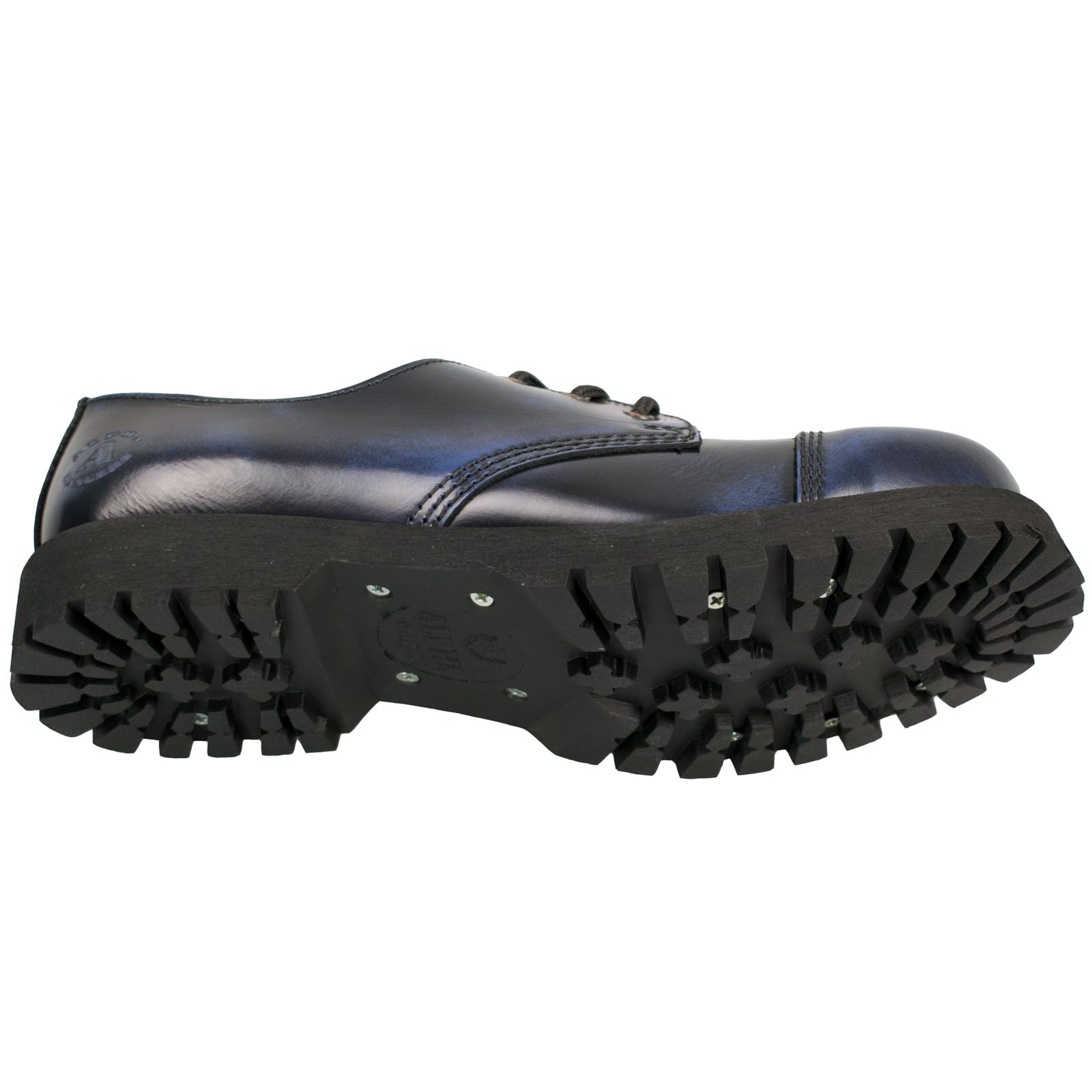 Alpha Rangers 3-Loch Halbschuhe Stahlkappe Blau Rot Rub Off Schwarz Farbauswahl