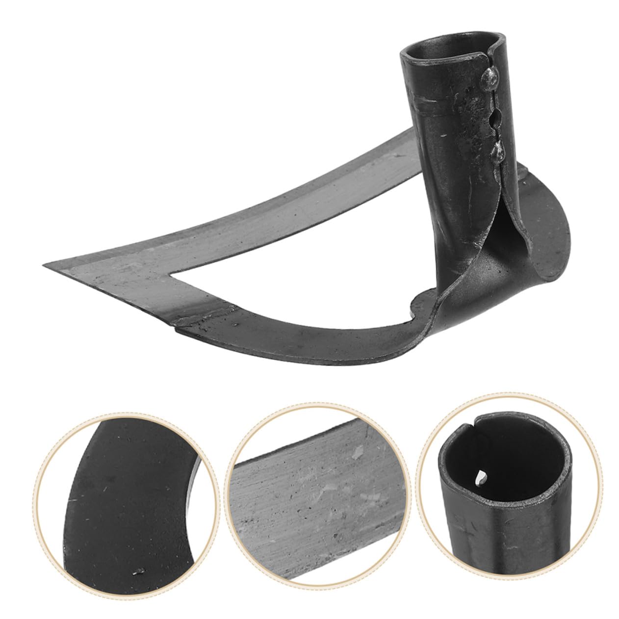 TOYANDONA 2 Stück Gartenhacken aus Edelstahl mit Scharfer Klinge und Klassischem Design Hohle Hacke zum Jäten und Bodenlockern für Gartenarbeit und Unkrautentfernung