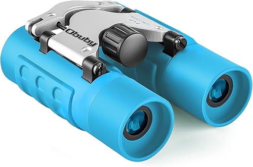 Binoculares para niños. Los mejores regalos para los niños de 3 a 12 años. Binoculares de juguete para Niños Niñas, Óptica de 8x21 real de alta