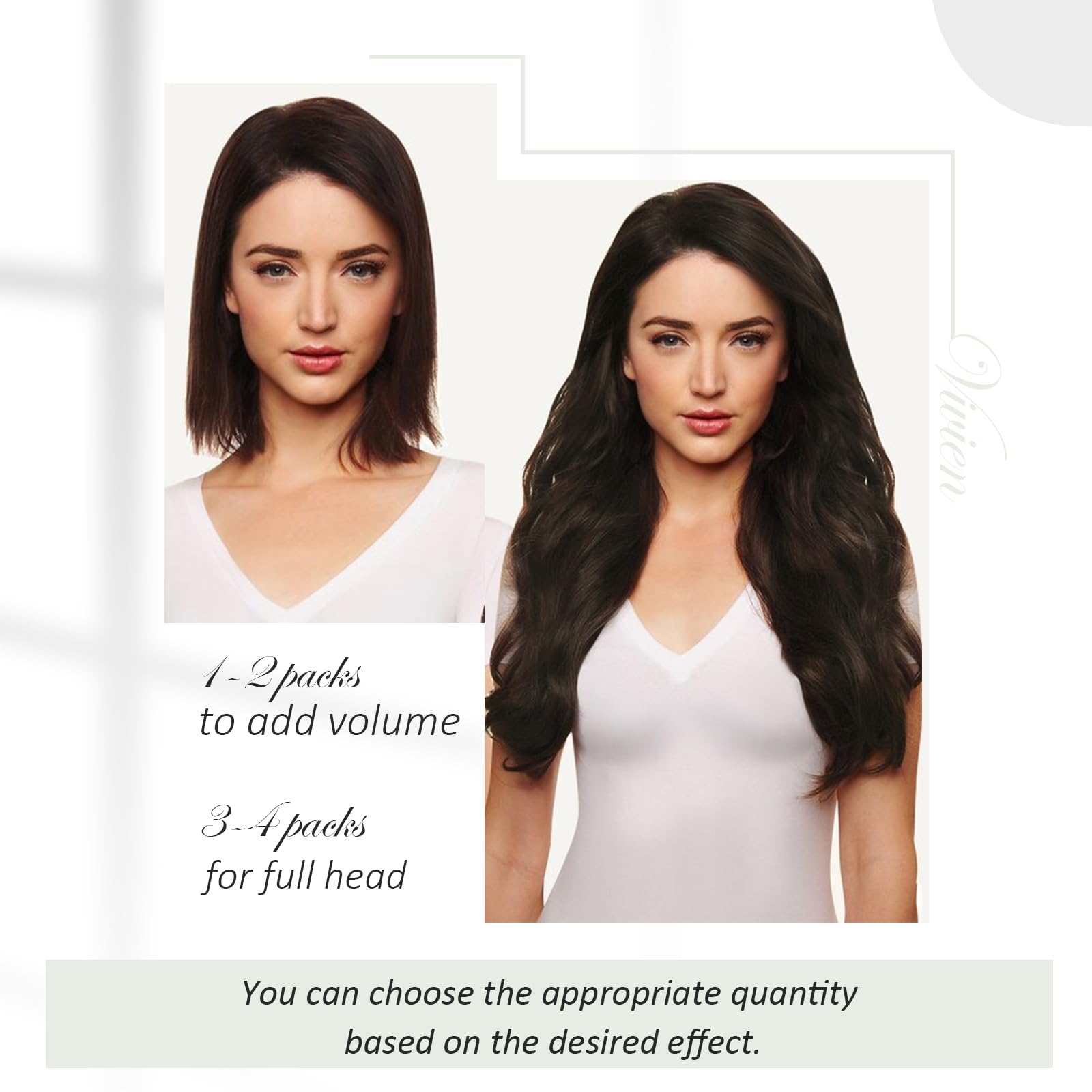 Vivien Bonding Extension Capelli Veri Cheratina Marrone 45cm Pre Bonded Extensions U Tip Capello Umano Lisci 50g 50s Hot Fusion U Tip Capelli Veri Remy Human Hair Keratina #2 Marrone Scuro