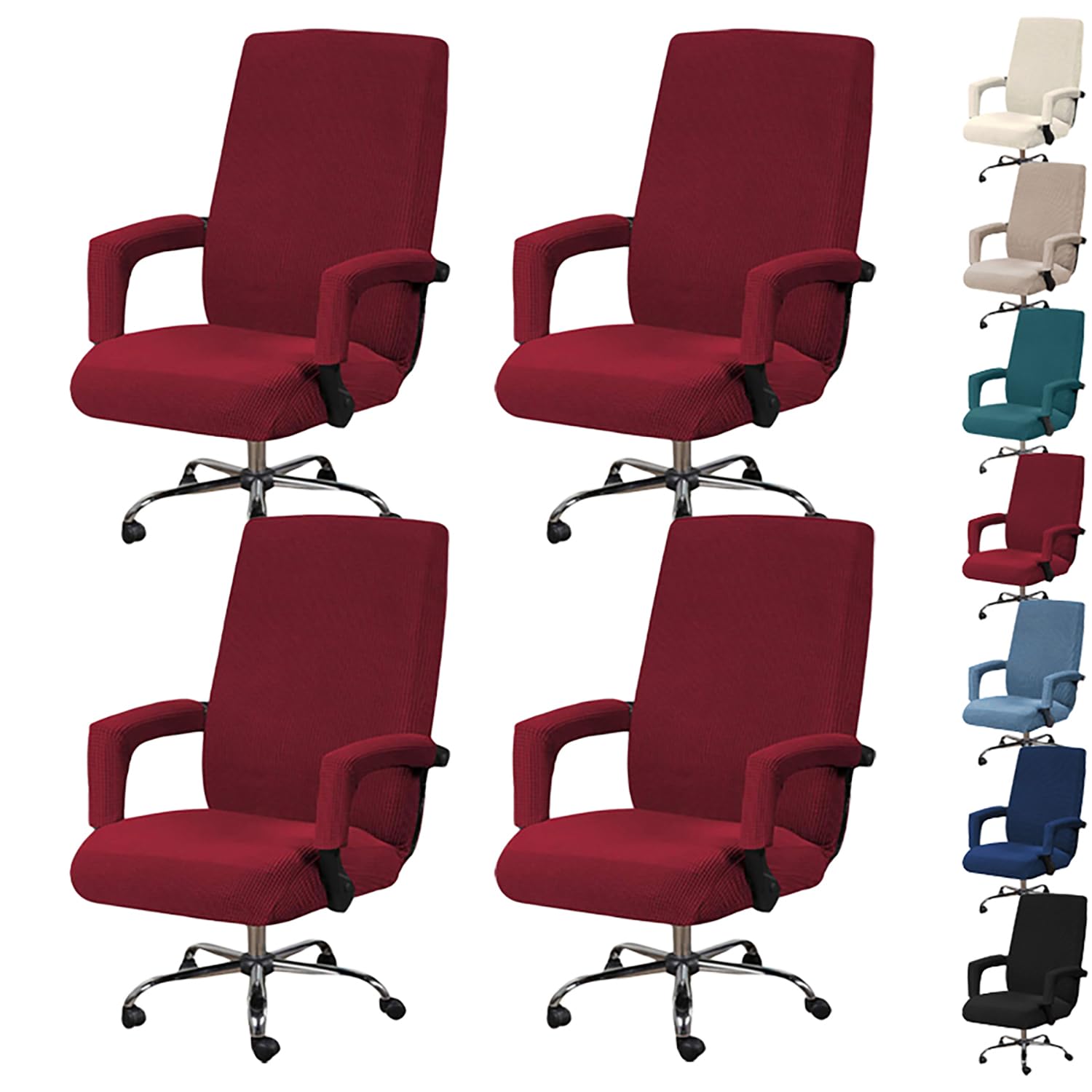 Housses de chaise de bureau et jeu pour un espace de travail net
