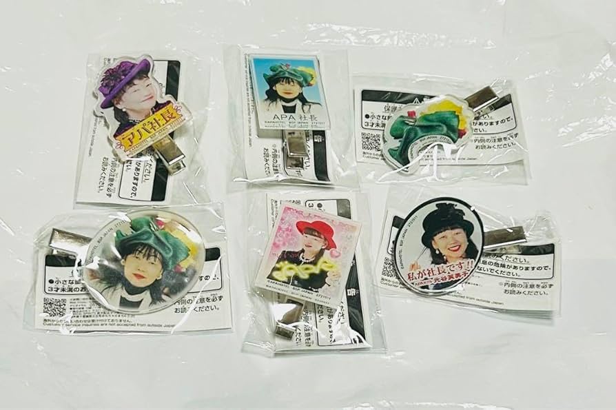 あいみょん】ドルアパ 参戦ヘアクリップセット 6種類