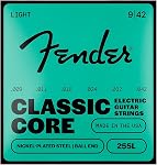 Fender Classic Core Electric Guitar Strings, Vintage Nickel, Ball End, 155L .009-.042