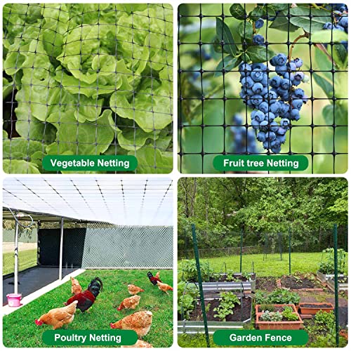 Mklsit ML-NET-23-2 Deer Netting Fence, 8Ft X 100Ft Bird Netting Heavy Duty Garden Netting thumb #6